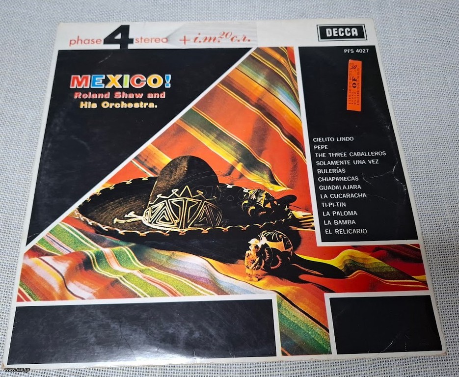 The Roland Shaw Orchestra – Mexico!  LP