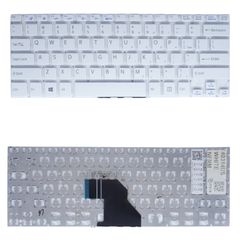 Πληκτρολόγιο Laptop Sony Vaio SVF14 SVF14A SVF1432 SVF1421E2E SVF142V1E SVF1421E2EW US WHITE με οριζόντιο ENTER ( Κωδ.40314USWHITENOFRAME )