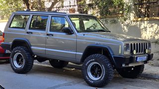Jeep Cherokee 1994 4000cc-Manual-Μπλοκέ-Iron Rock 3in+Bilstein 5000-200€ σήμα