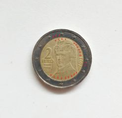 Σπάνιο συλλεκτικό κέρμα 2€ euro Austria (Αυστρία) 2002 Bertha Von Suttner