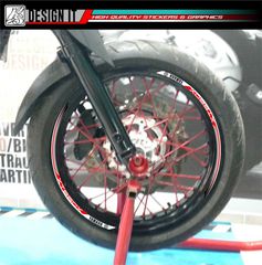 ΑΥΤΟΚΟΛΛΗΤΑ ΓΙΑ ΖΑΝΤΕΣ - YAMAHA XTX 660 ΣΤΕΦΑΝΙ RED