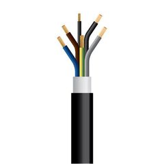 ΚΑΛΩΔΙΟ NYY J1VV-R 5Χ16+1,5mm² ΜΑΥΡΟ (500m/Drum)