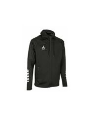 SELECT Monaco black v24 zipup training hoodie-thumb-2