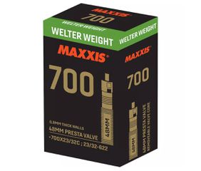 ΑΕΡΟΘΑΛΑΜΟΣ ΠΟΔΗΛΑΤΟΥ MAXXIS 700x23/32C WELTERWEIGHT 48MM F/V ΓΑΛΛΙΚΗ ΒΑΛΒΙΔΑ