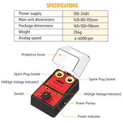 ANCEL SP02 Car Spark Plug Tester - Αυτόματος Ρυθμιζόμενος Δοκιμαστής Μπουζί Αυτοκινήτου 2 Οπών-thumb-6