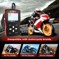 ANCEL MT100 OBD reader για Μοτοσικλέτα-thumb-1