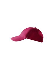 Unisex cap 6P garnet-thumb-2