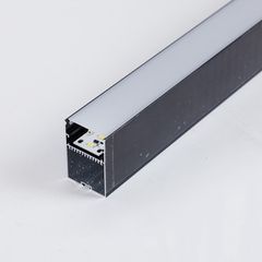 Φωτιστικό επίτοιχο γραμμικό led 21,5W 60cm με ενσωματωμένη πλακέτα 6500K ψυχρό φως 35-40V μαύρο χρώμα PVC