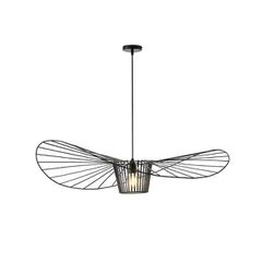 Φωτιστικό μεταλλικό κρεμαστό με ντουί 1xE27 max 40W 1000x1000x1270mm μαύρο χρώμα ARTE ILLUMINA CAP