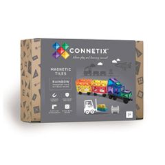 Connetix - Transport Pack - Rainbow - 50 Pieces (CT-R-00050-TR) / Toys
