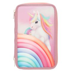 Ylvi - Triple Pencil Case - Color Cloud - Candy Colors / Toys