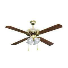 LINEME® ΑΝΕΜΙΣΤΗΡΑΣ CF52 4ΦΤ ΧΡΥΣΟ/ΚΑΦΕ DECO 02-00102-6