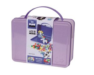 Plus-Plus - Mini Pastel - Suitcase Metal Purple, 600 pc (7003) / Toys