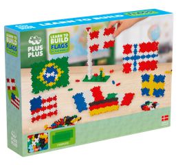 Plus-Plus - Learn To Build Flags of the World - (3932) / Toys