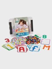 Plus-Plus - ABC & 123 Storage Box / 2000 pcs ( 3923 ) / Toys-thumb-3