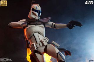 Star Wars Premium Format Figure Captain Rex (Phase 1 Version) Sideshow Exclusive 68 cm-thumb-2
