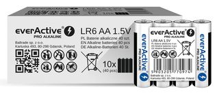 Alkaline batteries everActive Pro Alkaline LR6 AA - 4 pieces-thumb-2