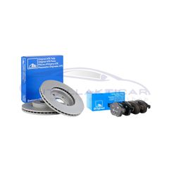 ATE Δίσκοι Και Τακάκια Εμπρός Φρένων 278x25 mm Για Ford Focus Mk2 (2004–2011) – Ζάντες 15'' Και 16'' – Σετ