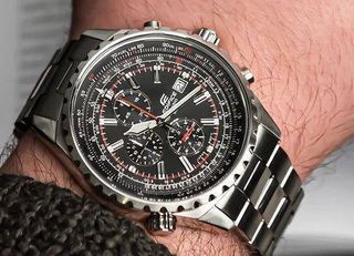CASIO EDIFICE CHRONOGRAPH  EF-527D-1AVEF JAPAN MOV’T  MEN'S WATCH - ΑΝΔΡΙΚΟ ΡΟΛΟΙ ΧΕΙΡΟΣ-thumb-3