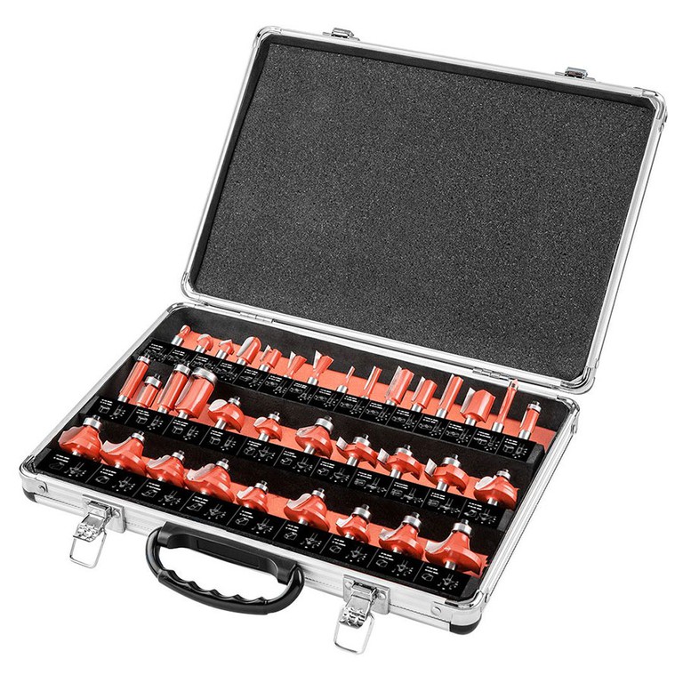 GRAPHITE Φρέζες ρούτερ 8mm σετ 35τεμ 56H240