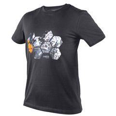 NEO TOOLS T-Shirt μπλούζα εργασίας Σκούρο Γκρί 81-680