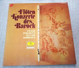 Antonio Vivaldi - Pergolesi - Leclair - Woodcock – Flötenkonzerte Des Barock LP