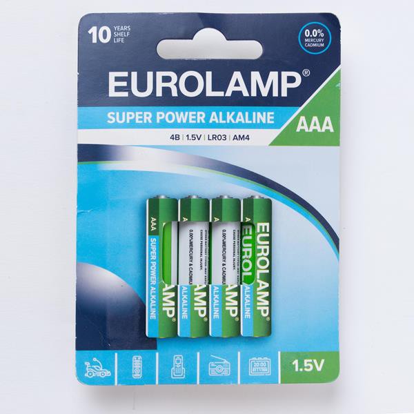 ΜΠΑΤΑΡΙΑ ΑΛΚΑΛΙΚΗ 1.5 V ΑΑΑ LR03