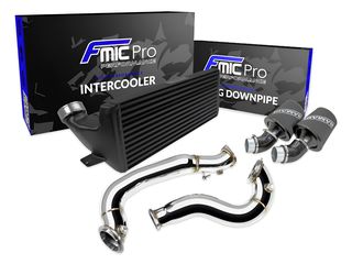 Power Pack for BMW E88, E82, E90, E91, E92, E93 135I 335I N54 Intercooler Downpipe Intake System