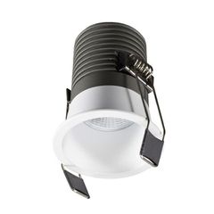 ΣΠΟΤ ΧΩΝΕΥΤΟ 12W Φ60 3000Κ ΛΕΥΚΟ