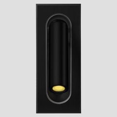 ΑΠΛΙΚΑ ΤΟΙΧΟΥ ΑΛΟΥΜΙΝΙΟΥ ΧΩΝΕΥΤΗ LED 3W 3000Κ Α170 ΜΑΥΡΗ ARTE ILLUMINA