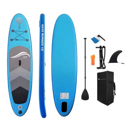 ΣΑΝΙΔΑ SUP WAVE RUNNER ΦΟΥΣΚΩΤΗ ΜΕ ΚΟΥΠΙ ΑΞΕΣΟΥΑΡ ΚΑΙ ΣΑΚΙΔΙΟ ΜΕΤΑΦΟΡΑΣ 305X76X15CM