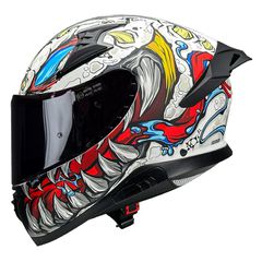 Κράνος Pilot Snake sv ECE 22.06 Reptile-X Λευκό Ματ + extra φυμέ ζελατίνα