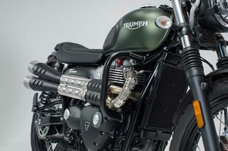 SW-MOTECH προστατευτικά κάγκελα για Triumph Street Scrambler,Bonneville Bobber/Speedm Μαύρα
