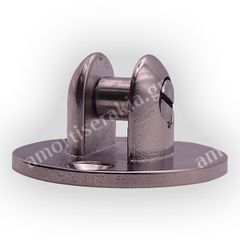 Βάση inox πείρος διχαλωτή στρογγ.-thumb-1