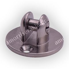 Βάση inox πείρος διχαλωτή στρογγ.