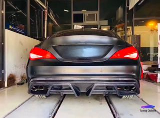 MERCEDES CLA C117 2013-2018 ΔΙΑΧΥΤΗΣ SPOILER ΠΙΣΩ ΠΡΟΦΥΛΑΚΤΗΡΑ 100% CARBON FIBER ORIGINAL-thumb-3