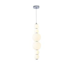 ΦΩΤΙΣΤΙΚΟ ΚΡΕΜΑΣΤΟ AΛΟΥΜΙΝΙΟ 24W 3000K 2800Lm Φ175x2262mm ΛΕΥΚΟ ARTE ILLUMINA BLOSSOM