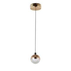 ΦΩΤΙΣΤΙΚΟ ΚΡΕΜΑΣΤΟ ΑΛΟΥΜΙΝΙΟ LED 6W 3000Κ  Φ10 ΧΡΥΣΟ ARTE ILLUMINA MELANIE