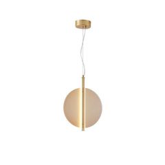 ΦΩΤΙΣΤΙΚΟ ΚΡΕΜΑΣΤΟ ΜΕΤΑΛΛΟ-ΓΥΑΛΙ LED 12.6W 3000K 1500Lm Φ300x2944mm ΜΕΛΙ ARTE ILLUMINA DISC