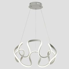 ΦΩΤΙΣΤΙΚΟ ΚΡΕΜΑΣΤΟ ΑΛΟΥΜΙΝΙΟ ΣΤΡΟΓΓΥΛΟ LED 60W 3200Lm Φ520X120mm 3CCT (3000K, 4000K, 6000K) ΛΕΥΚΟ ARTE ILLUMINA ORBIT