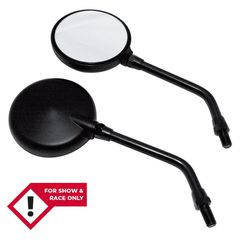 Highsider Smart Mini Handlebar Mirror, Black