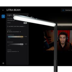 Logitech G - Litra Beam LX Dual-Sided RGB Streaming Key Light-thumb-1