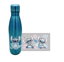 STITCH - Watercolor Blue - Stainless Steel Bottle 26oz