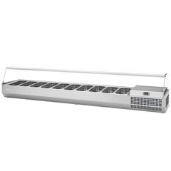 ΒΙΤΡΙΝΑ ΠΙΤΣΑΣ ΚΑΙ ΣΑΝΤΟΥΙΤΣ ME ΓΥΑΛΙ  VIP 2300 1/4 C 2300x353x450/260 mm