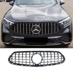 Μασκα Εμπρος Mercedes GLC (X254) (C254) 2023-up Panamericana Chrome AMG Bumper