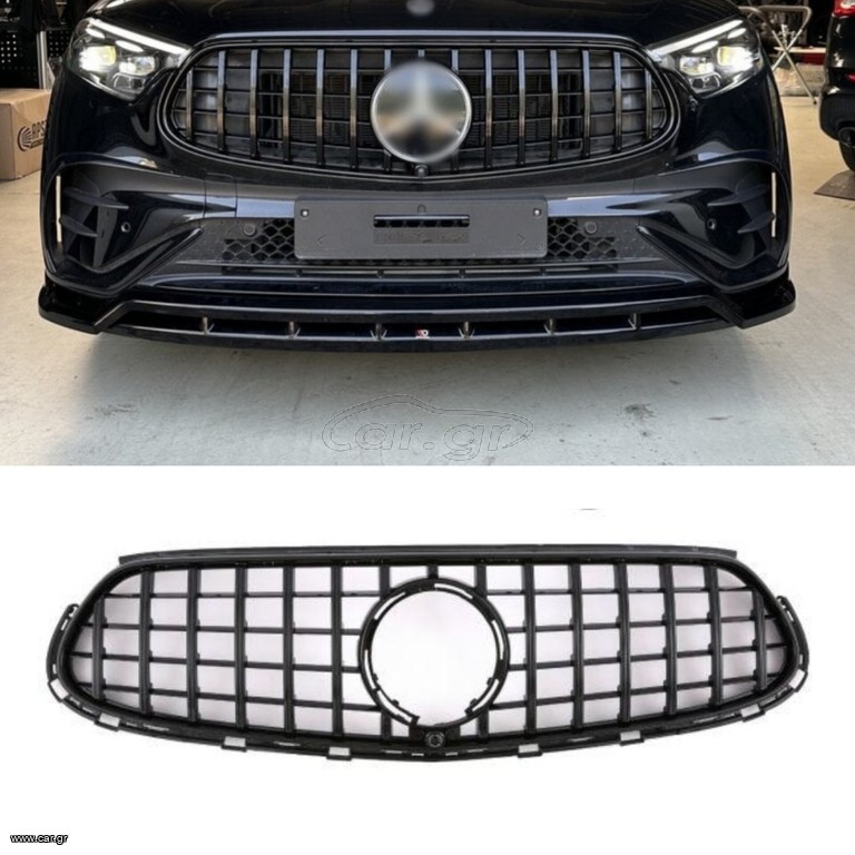 Μασκα Εμπρος Mercedes GLC (X254) (C254) 2023-up Panamericana Gloss Black AMG Bumper