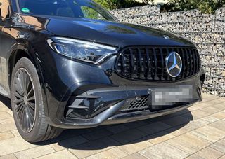 Μασκα Εμπρος Mercedes GLC (X254) (C254) 2023-up Panamericana Gloss Black AMG Bumper-thumb-1