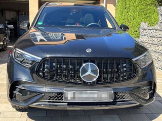 Μασκα Εμπρος Mercedes GLC (X254) (C254) 2023-up Panamericana Gloss Black AMG Bumper-thumb-6