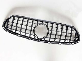 Μασκα Εμπρος Mercedes GLC (X254) (C254) 2023-up Panamericana Gloss Black AMG Bumper-thumb-7