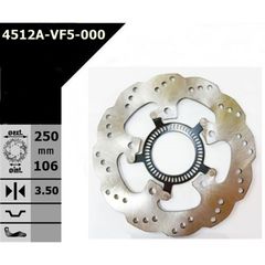 ΔΙΣΚΟΠΛΑΚΑ ΜΠΡΟΣΤΑ SYM VF185